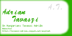 adrian tavaszi business card